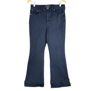 Madewell Womens Perfect Vintage Flare Jeans Size 28 Sherborn Black Denim Stretch